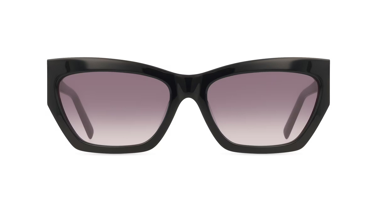 DKNY DK547S Sonnenbrille Cat Eye, Vollrand, Acetat, Unisex, schwarz - Bild 1