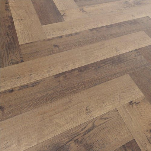 SLY Vinylboden Herringbone Alsace in Braun mit Holzoptik, Breite: 12 cm, Tiefe: 72 cm, Höhe: 0,8 cm - Bild 1
