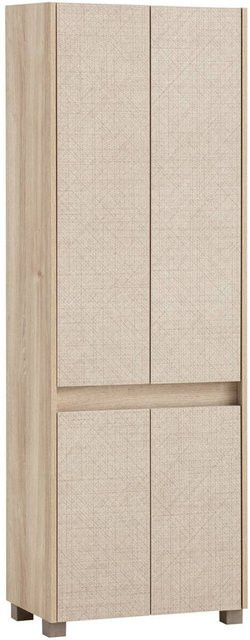 Hochschrank Sander Möbelpartner Eiche Nachbildung B/H/T: 56,9 x 164,5 x 33 cm - Bild 1