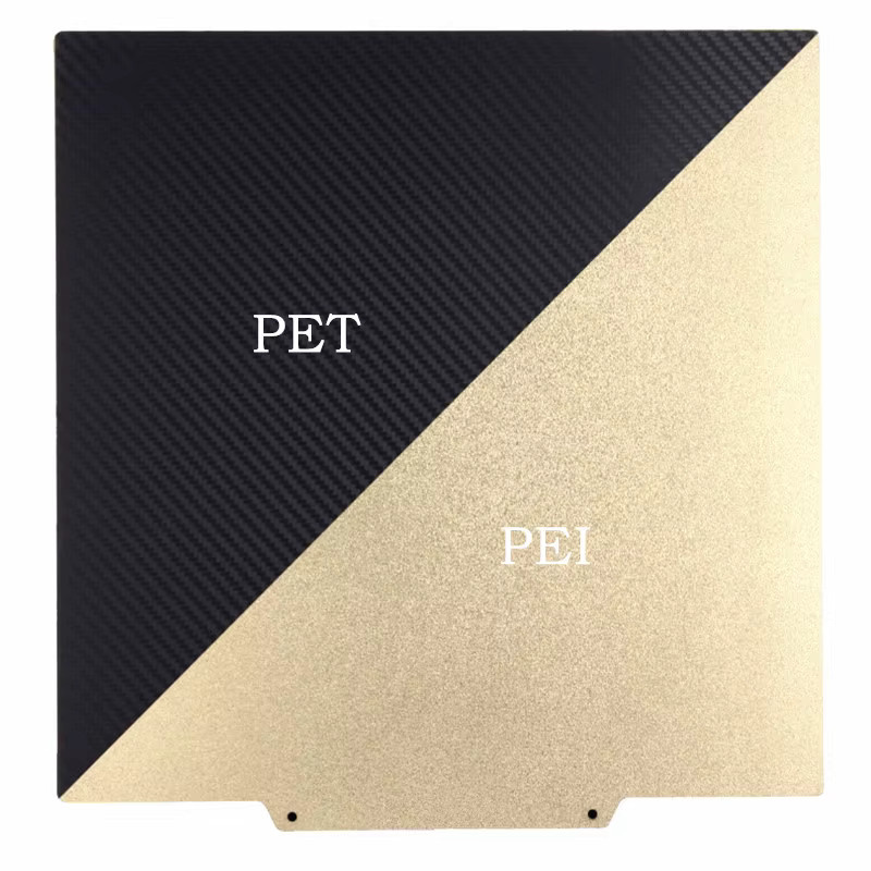 Tronxy magnetische Flex-Bauplatte aus PET/PEI Kohlefaser für Xy-2, Xy-2 Pro, X5SA und X5S-400 3D-Drucker, Federstahlblech - Bild 1