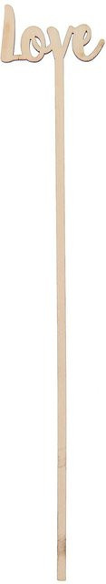 Rico Design Holzpicker Love, B: 25,3 cm, H: 4,5 cm - Bild 1