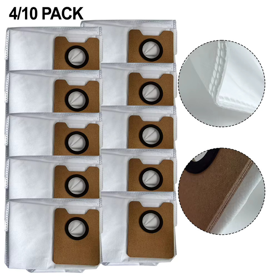 4/10er Pack Staubbeutel für ECOVACS Y1 und Y1 PRO PLUS Roboterstaubsauger in Weiß - Bild 4
