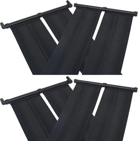 vidaXL Solar-Panel Poolheizung aus Polyethylen, 4 Stück, B/H: 80 x 310 cm