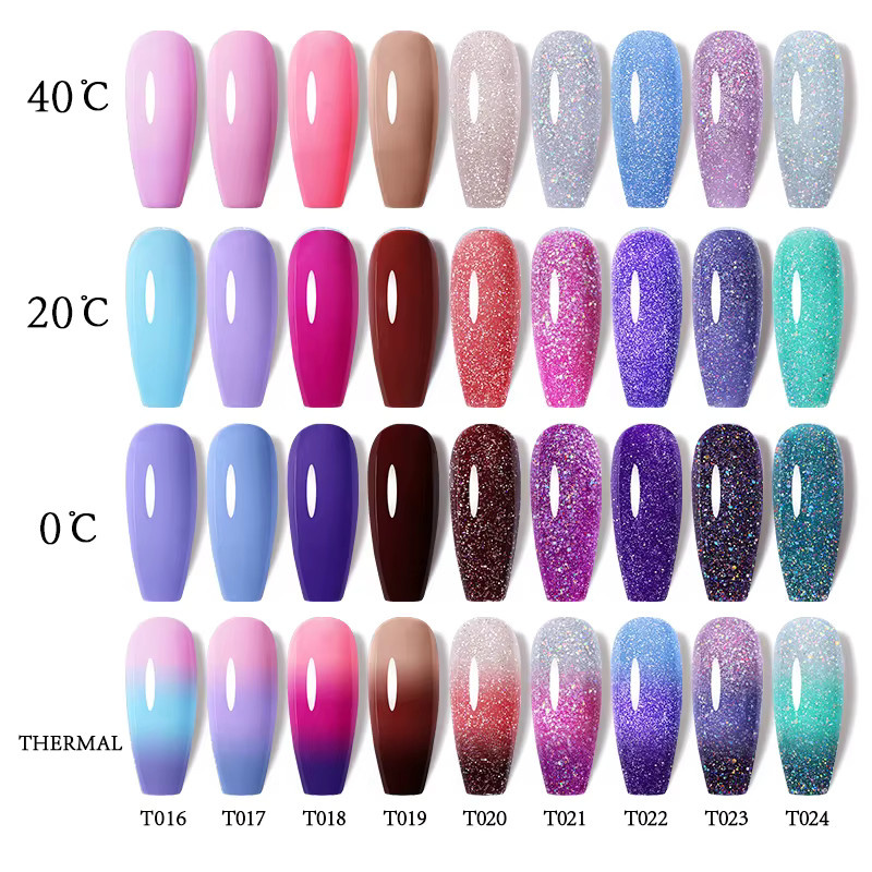 UR SUGAR Thermo-Gel-Nagellack, violett, blau, 7,5 ml - Bild 2