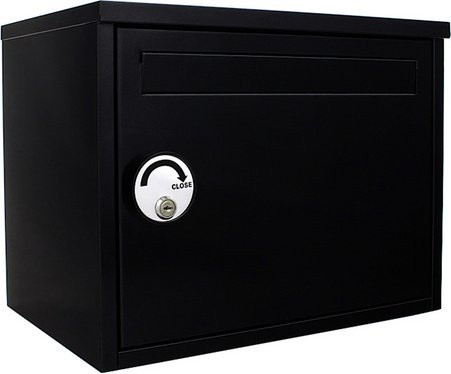 Rottner Tresor Paketbox Depot aus Stahl in Schwarz, B x H: 45 x 35 cm - Bild 1