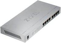 Zyxel GS1008HP Netzwerk-Switch mit 8 Ports, 1 Gbit/s, PoE+ (60 W), Silber/Grau - Bild 1