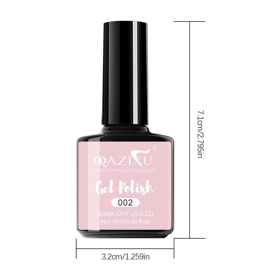 QAZIXU Nagellack, Rosa, Schimmernd, 10 ml - Bild 4