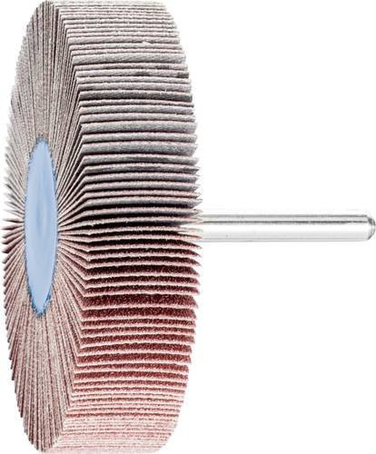 PFERD Korund Fächerschleifer A120 für Feinschliff und Finish, Durchmesser: 80 mm, Dicke: 8 mm, Schaft-Durchmesser: 6 mm, 10 Stück, Multicolor - Bild 1