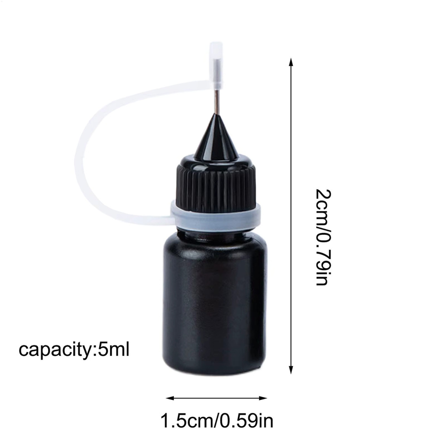 Nachfülltinte für Datenschutzstempel in Schwarz, 5 ml - Bild 3