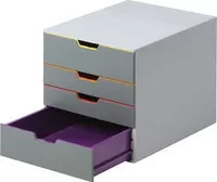 Durable Schubladenbox VARICOLOR 4 in Grau für DIN A4 - Bild 2