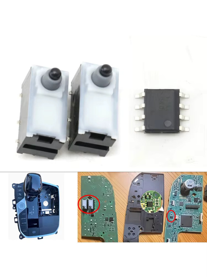 Soarhorse Elektronische Handbremse mit Mikroschalter C4035 Chip in Schwarz für BMW IX3 X3 G01 G08 X4 G02 X5 G05 X6 G06 X7 G07 3 G20 G21 G28 4 G24 G26 5 G30 - Bild 3