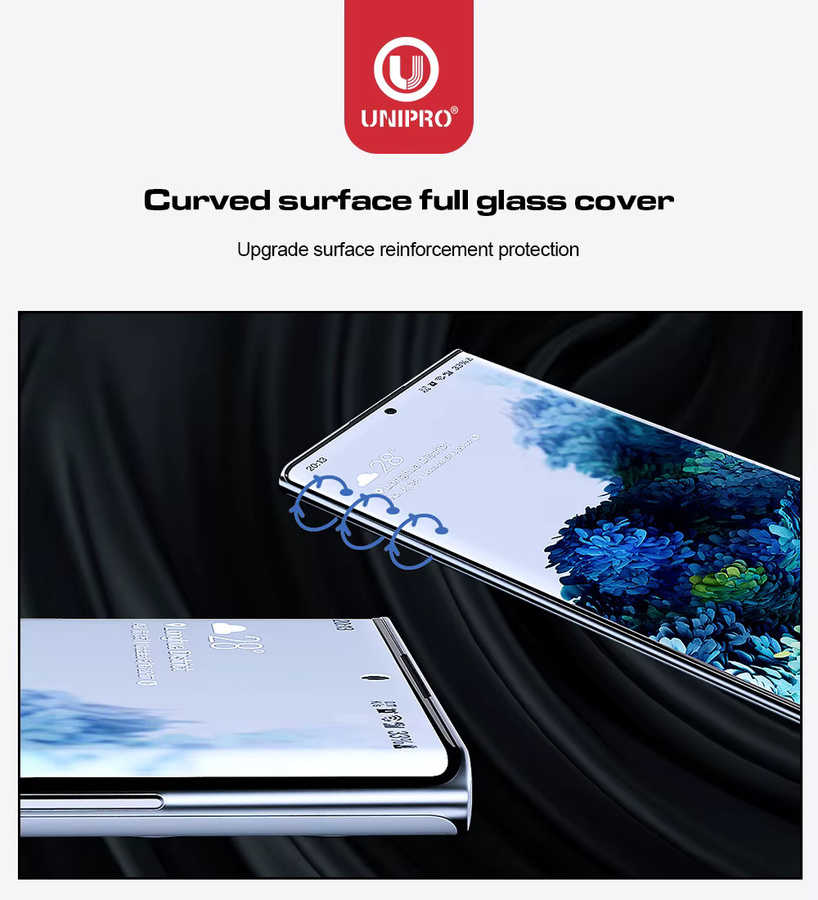 2 Stück Samsung Displayschutzfolien aus Vollkleberglas für Galaxy S24 S23 S22 S20 Ultra 5G Note 10Plus S20FE, transparent - Bild 3