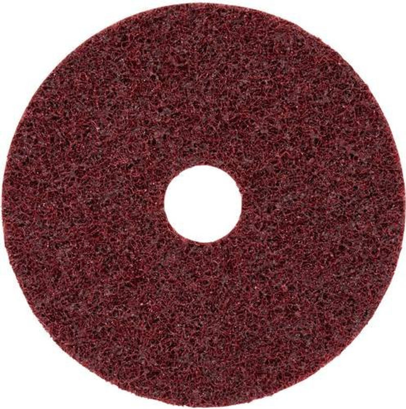 3M Scotch-Brite Vliesscheibe SC-DH mit Zentrierung für Winkelschleifer, Durchmesser: 125 mm, Breite: 22 mm, Farbe: Schwarz, Körnung: Medium - Bild 2