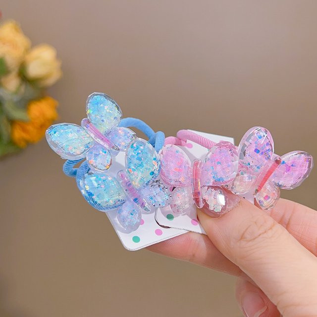 Haarbänder Schmetterling, Farbverlauf, Kinder - Bild 1