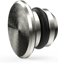 Riegler Verschlussstopfen für Grundplattensystem und Mehrfach-Grundplatten, G1/8, Silber - Bild 1