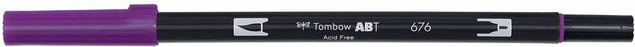 Tombow ABT Dual Brush Pen Royalpurple 676 in Lila - Bild 1