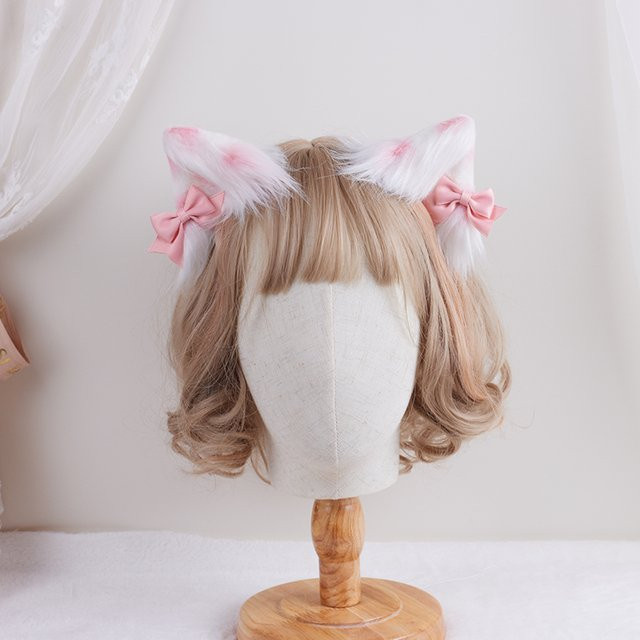 Haarspange Katzenohr, Schleife, Katzenohr Simulation Tier, Anime Zubehör - Bild 1