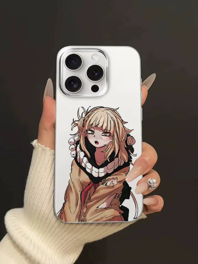Anime Himiko Toga Handyhülle für iPhone 11 bis 17 Pro Max, transparente und stoßfeste Schutzhülle - Bild 4