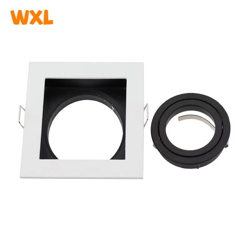 L-MANG LED-Downlight in Weiß für GU10-Leuchtmittel inklusive Montagerahmen und Reflektor zur Deckeneinbau-Beleuchtung im Innenbereich - Bild 3