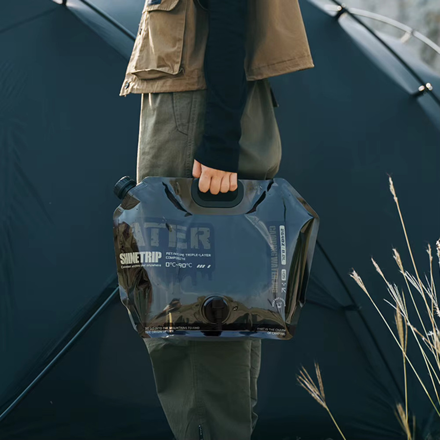 APWIKOGER Klappbarer Wasserbehälter für Outdoor und Camping, 10 l, Blau - Bild 4