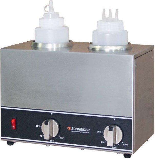 Schneider Elektrischer 2-fach Flaschenwärmer aus Edelstahl in Silber, Breite: 30,5 cm, Höhe: 33 cm - Bild 1
