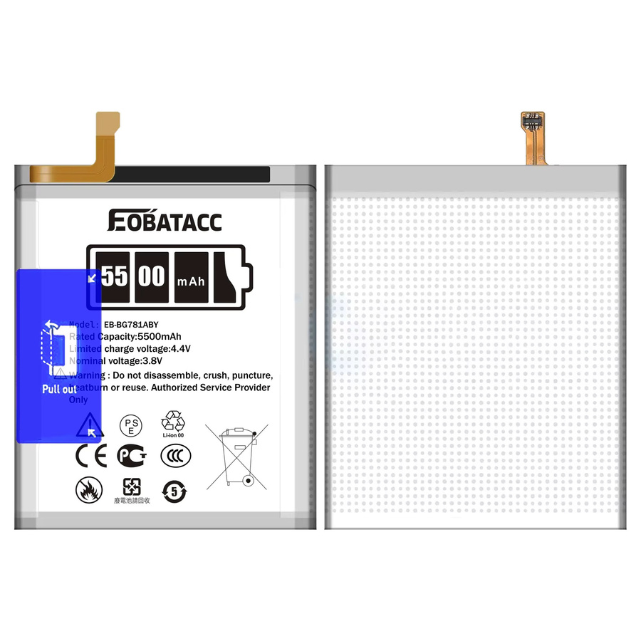 EOATABACC Ersatzbatterie EB-BG781ABY mit 5500 mAh für Samsung Galaxy S20 FE 5G und Galaxy A52 SM-A526/DS - Bild 2