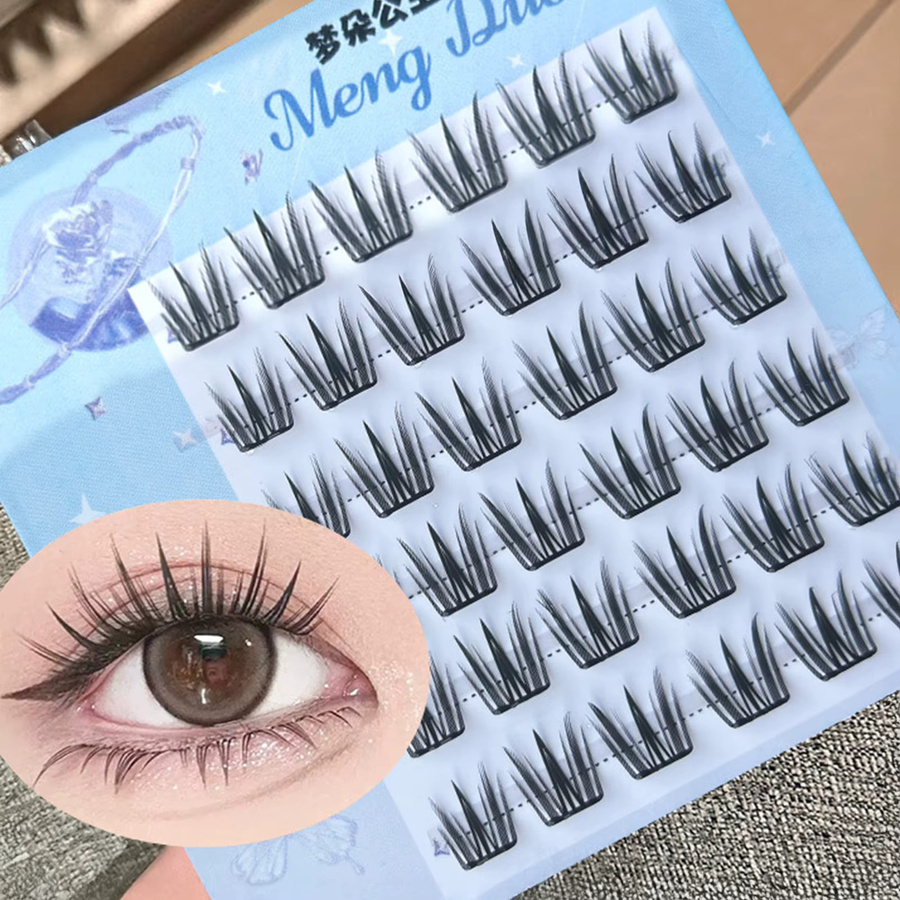 Cotremyp Wimpern-Cluster, 6-reihig, natürlich, künstlich - Bild 2