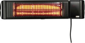 Vitramo Infrarot-Heizstrahler 2000W Schwarz VC-EH2000S mit Bluetooth und Infrarot-Fernbedienung - Bild 1