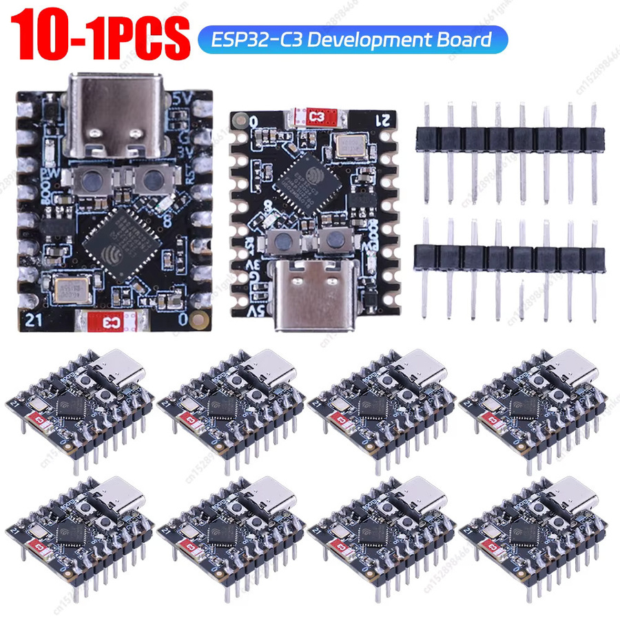Espressif ESP32 C3 SuperMini Entwicklungsboard mit WiFi und Bluetooth in Schwarz - Bild 2