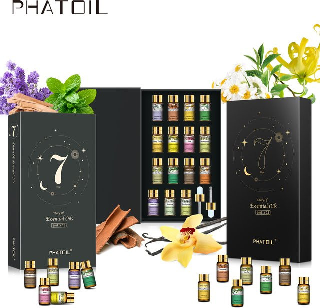 PHATOIL Aromatherapie-Set ätherische Öle, 5 ml, Unisex - Bild 1