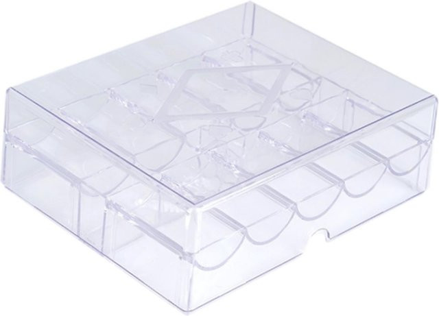 Tooyful Transparentes Acryl-Chip-Etui, Chip-Träger, Organizer - Bild 1