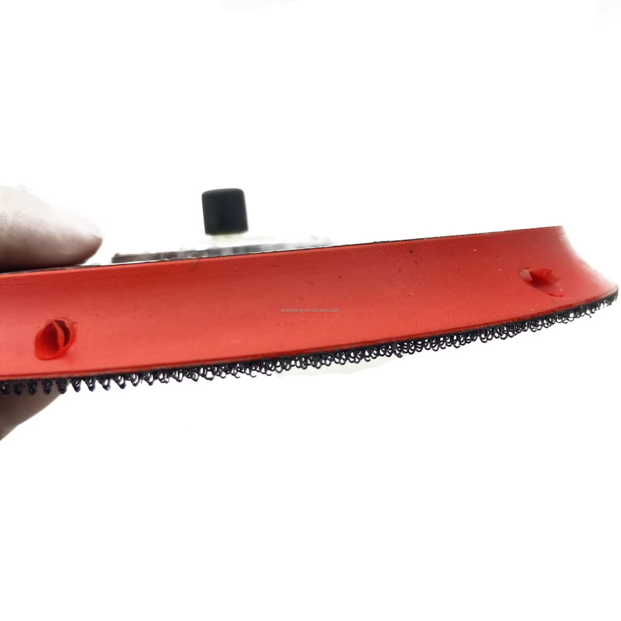 Rote 17-Loch Schleifpads für Exzenterschleifer, 150 mm Durchmesser, geeignet für Hochgeschwindigkeits-Schleif- und Polierarbeiten bis 12000 RPM - Bild 3