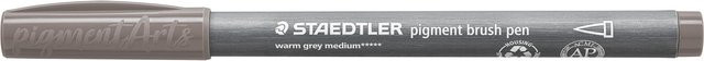 Staedtler Pigment Brush Pen in Warmgrau Medium - Bild 1