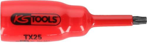 KS Tools 3/8" Bit-Stecknuss mit Schutzisolierung für TX-Schrauben T20 kurz in Rot - Bild 1