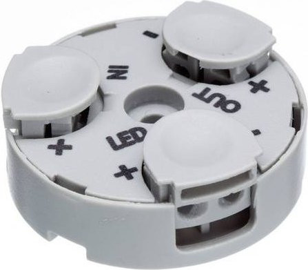 Adels-Contact 601103 LED 3050 Verteiler-Box flexibel 0.34-0.5mm² starr 0.34-0.5mm² 2-polig in Lichtgrau - Bild 1