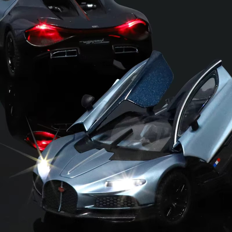 Bugatti Tourbillon Supercar, Modellauto, 1:24, Metall, Blau - Bild 3