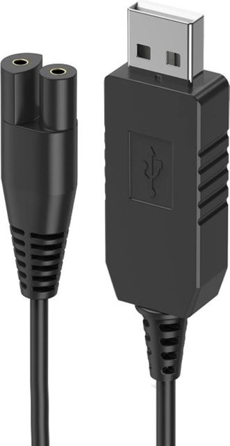 Waterpik USB-C Netzteil Adapter für Dental-Irrigator und elektrische Zahnbürsten, Schwarz - Bild 1