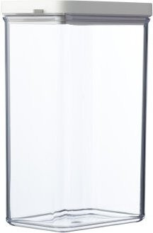 Mepal Omnia Vorratsdose rechteckig, luftdicht, stapelbar, White/Transparent, 2000 ml - Bild 1