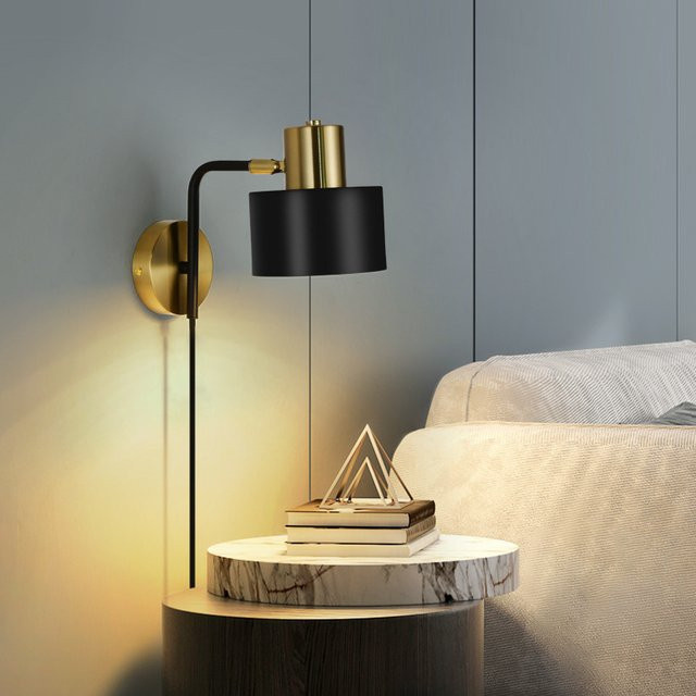 LZPZ RUI Moderne LED Wandleuchte mit integriertem LED Licht für Schlafzimmer Wohnzimmer und Flur - Bild 1