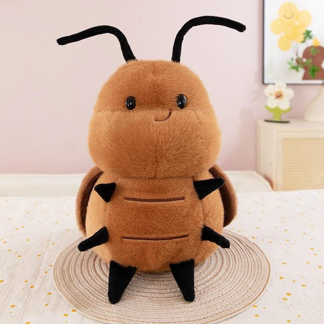 Simulationsschabe Puppe Biene, Plüschtier, 20cm - Bild 1