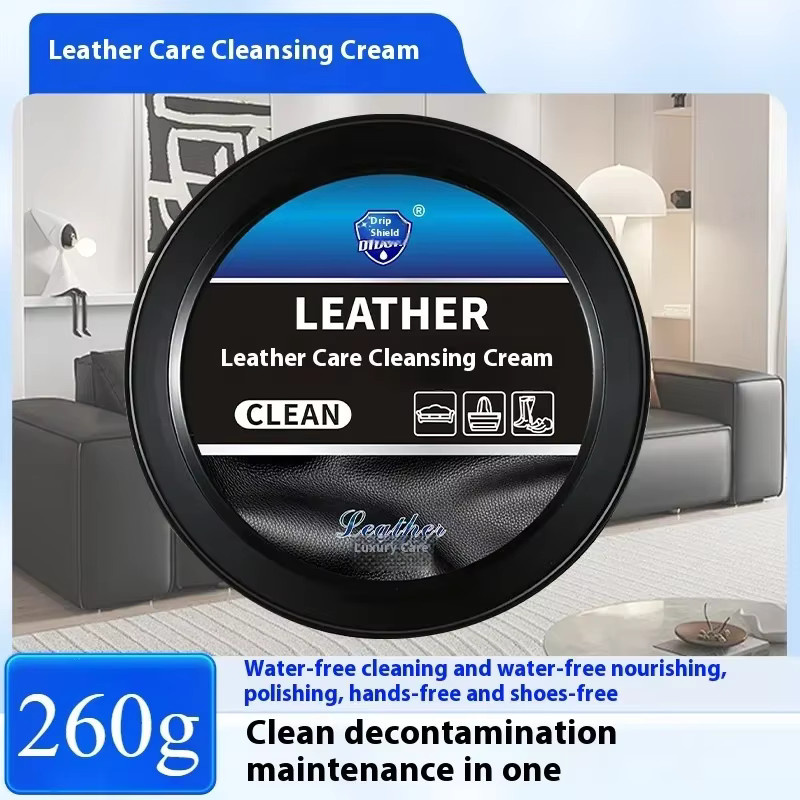 PKFC Lederreiniger und Lederpflegepaste mit Lederbeutel zur Sofareinigung und Lederpflege für dein Auto, 260 g - Bild 2