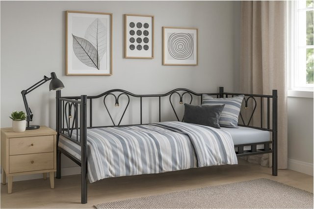 Daybed Santi von möbel direkt online in Gold aus Stahlrohr, B/T/H: 90 x 200 cm - Bild 1