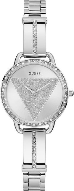 Guess Damenuhr Tri Bellini, Quarz, Edelstahl, Silber, 30 mm - Bild 1