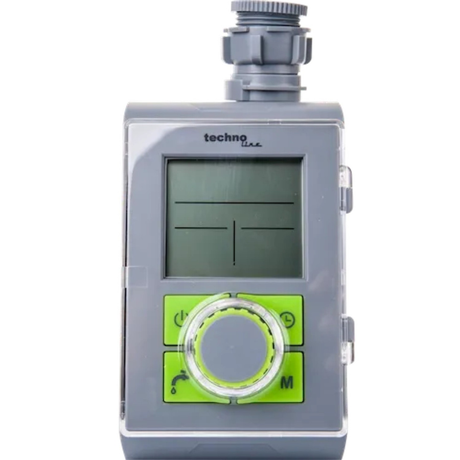 technoline Bewässerungscomputer WZ 1000 mit LCD-Display in Silber/Grau mit 3/4 Zoll Anschluss und Timer-Funktion - Bild 2