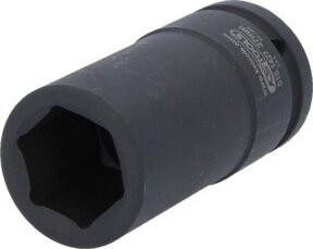 KS Tools 3/4 Zoll Sechskant-Kraft-Stecknuss lang 27mm aus Chrom-Molybdän-Stahl in Schwarz - Bild 2