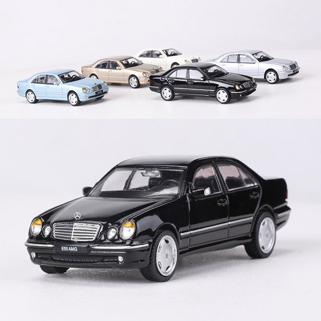 Maisto Shadow E55 W210 Legierungsmodellauto, 1:64, Weiß - Bild 1