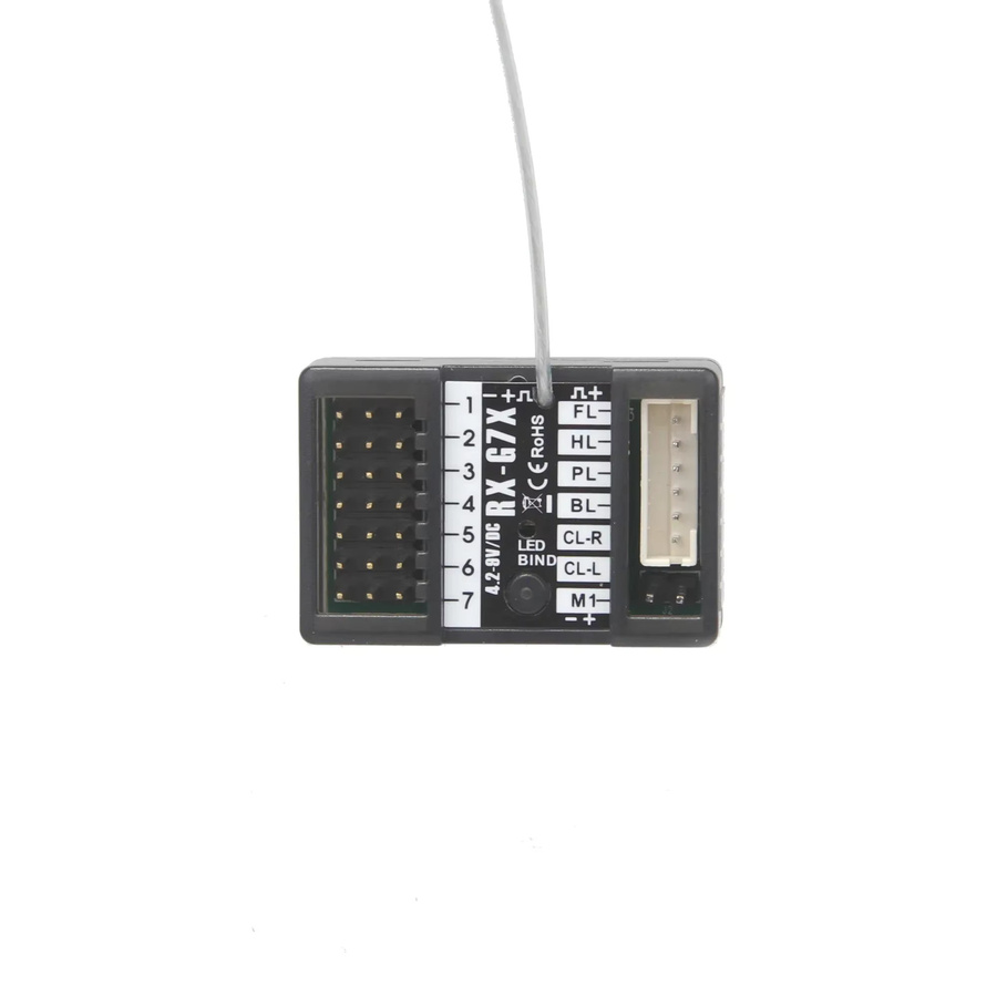 DSPOWER RX-G7X 7CH 2,4 GHz Winde Controller Empfänger, Wasserdicht, Zubehör - Bild 2