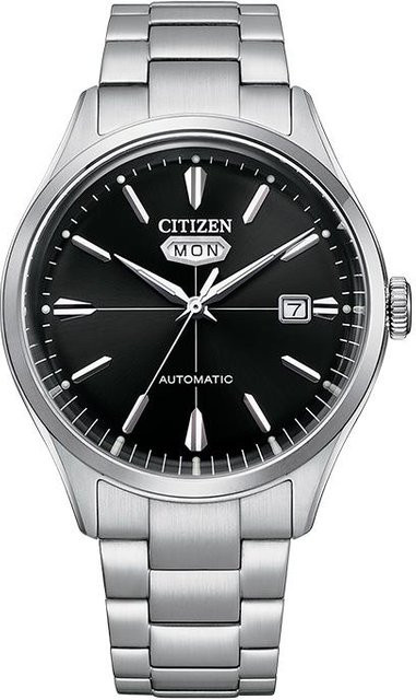Citizen Armbanduhr, Automatik, Edelstahl, Schwarz, Herren - Bild 1