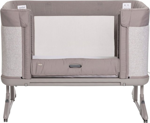 Chicco Beistellbett Next2Me Forever in Beige mit Drop-Side für Babys - Bild 1