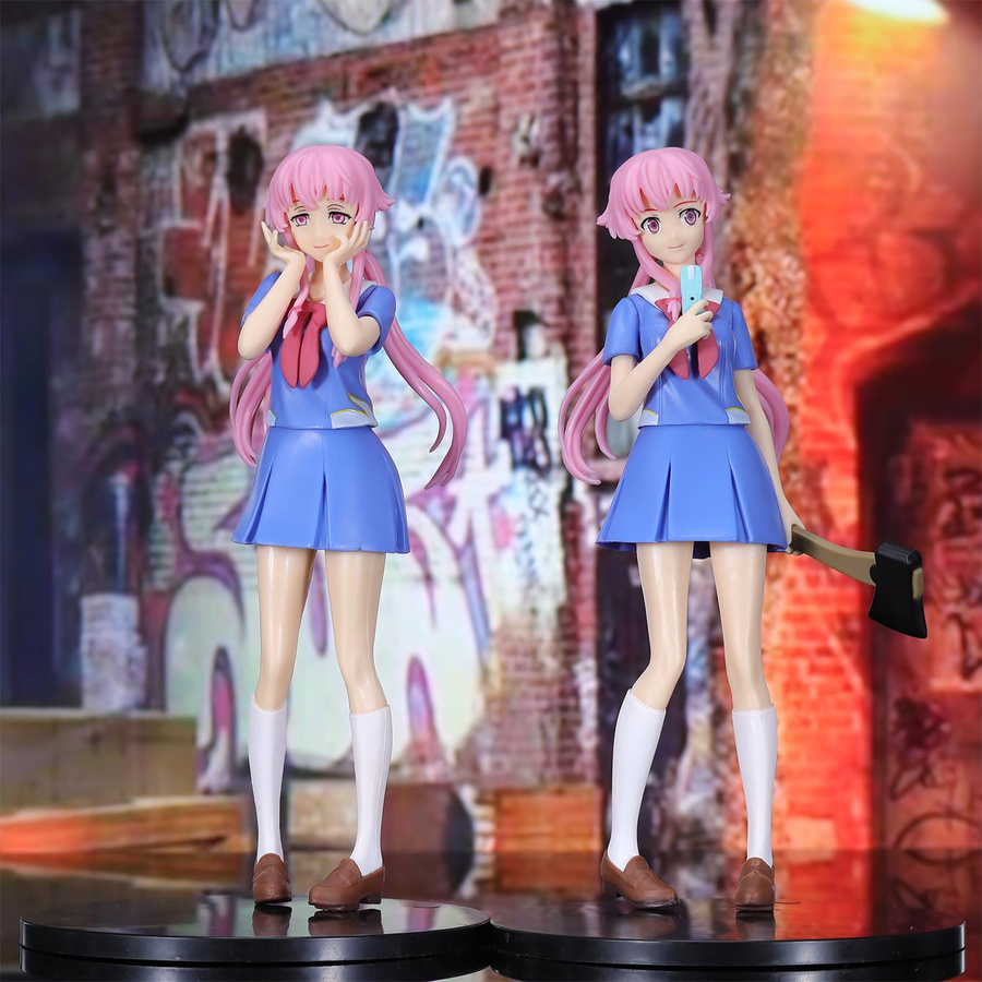 Discover Intime Mirai Nikki Gasai Yuno Anime-Figur in Weiß - Bild 2